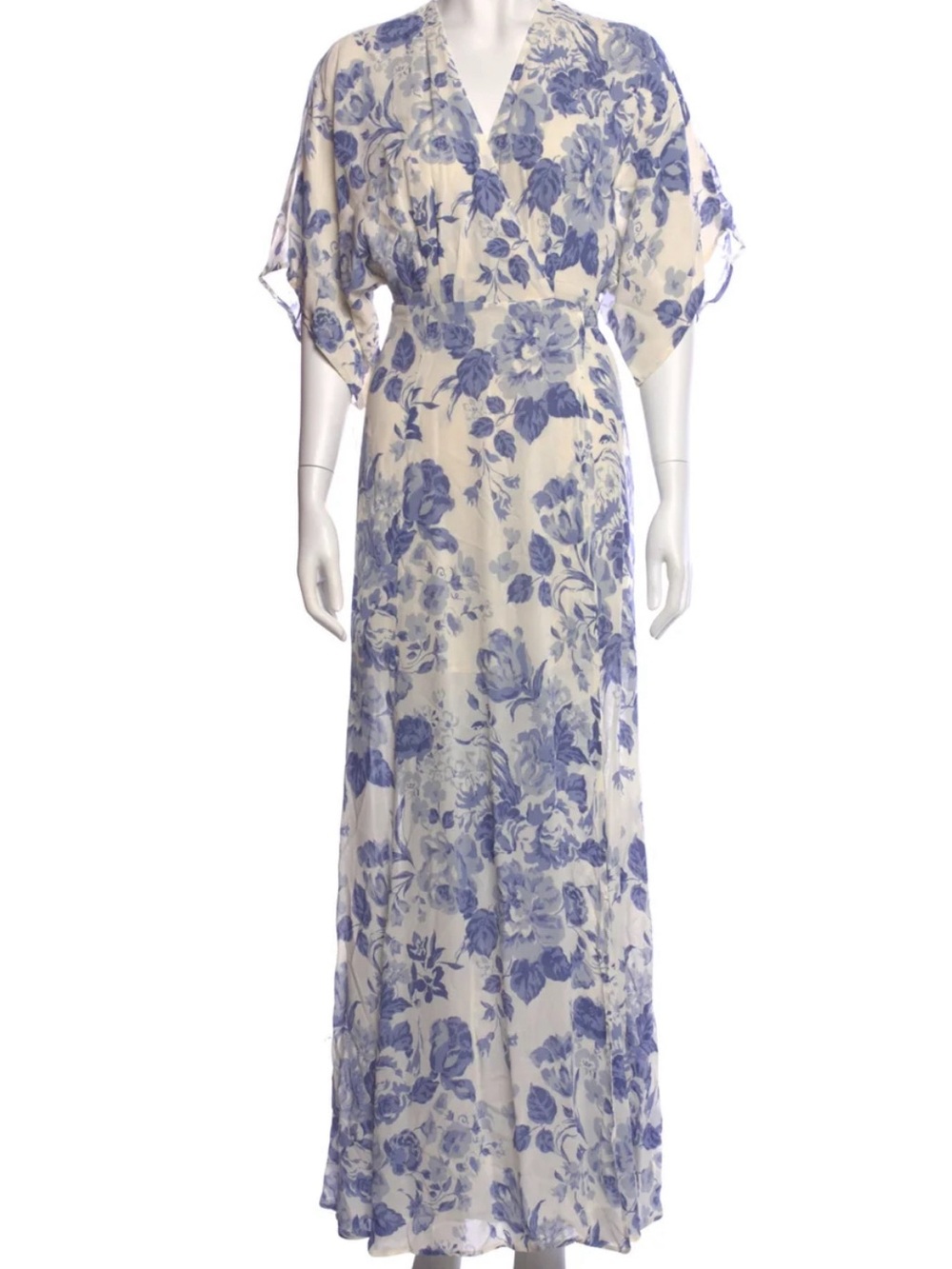 Reformation Wrap Dress Women’s XS in Angelica Floral Print Maxi